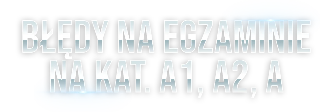 Telefon BLEDY NA EGZAMINIE NA KAT A1 A2 A 1080x366